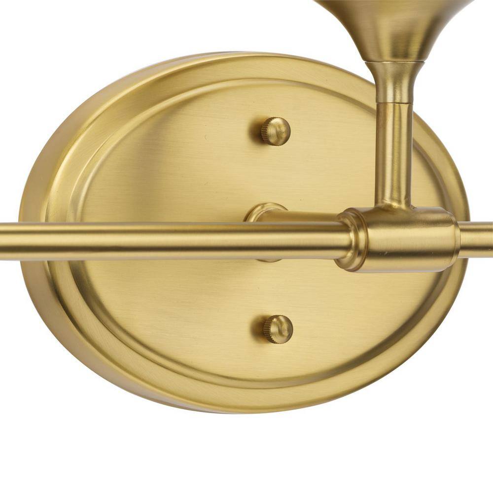 Lynzie Brushed Gold 3-Light Dimmable Bath Vanity Light