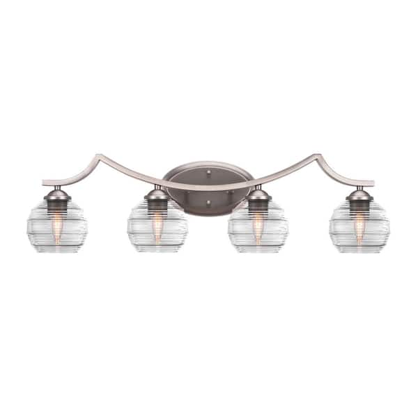 Unbranded Cleveland 8 in. 1-Light Graphite Vanity Light