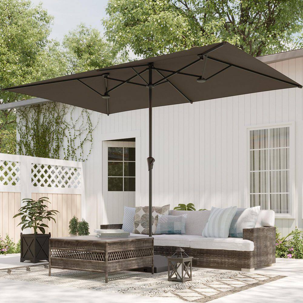 Amazon.com : Generic 220cm/7.2ft Patio Umbrella Market Table