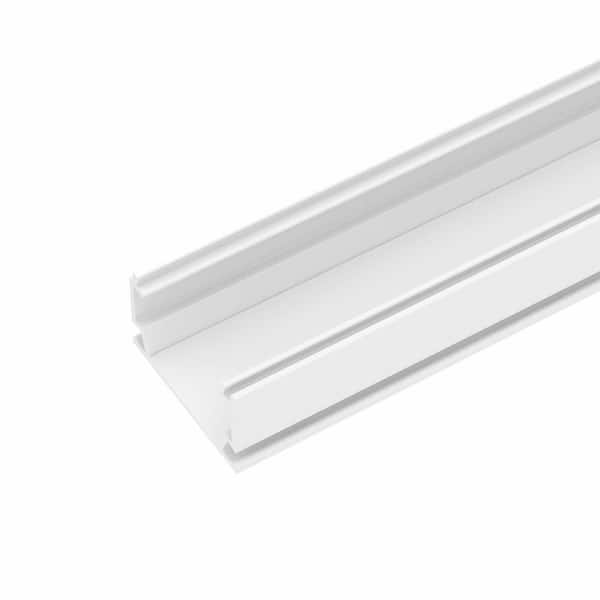 1 in. x 2 in. x 8 ft. White Fast Track Channel