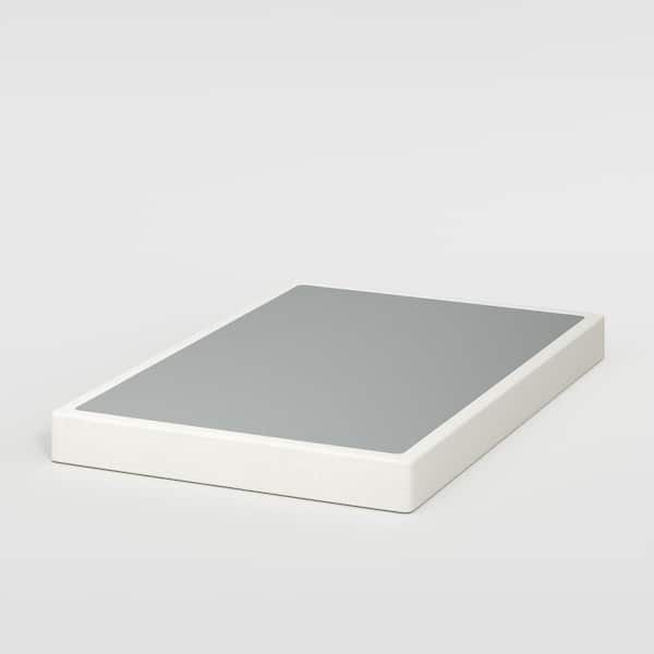5 in. High Full Size Box Spring with Easy Clean Fabric Cover, Heavy Duty Metal Mattress Foundation, Easy Assembly