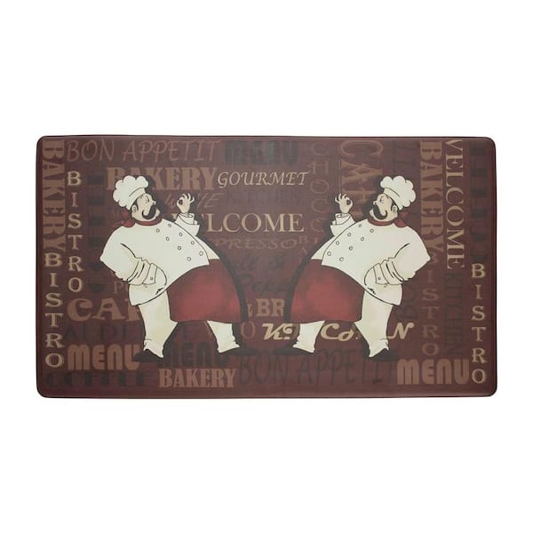 Chef Gear Master Chef 18 in. x 30 in. Extra Thick Premium Foam Comfort Kitchen Mat