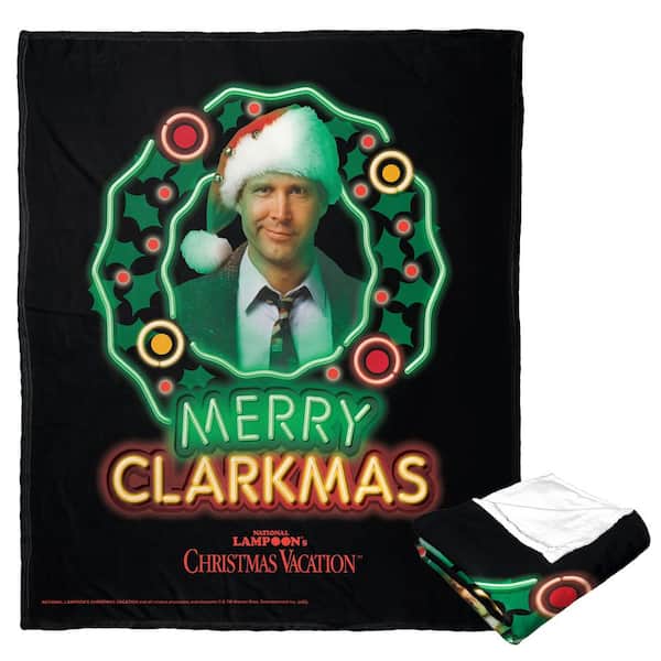 THE NORTHWEST GROUP Wb National Lampoon's Christmas Vacation Neon Clarkmas Silk Touch Multi-Colored Throw