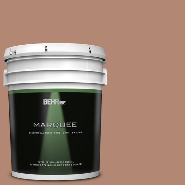 BEHR MARQUEE 5 gal. #S200-5 Minestrone Semi-Gloss Enamel Exterior Paint & Primer