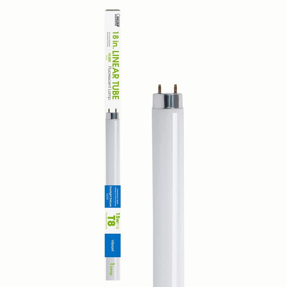 Feit Electric 15-Watt 18 in. T8 G13 Linear Fluorescent Tube Light
