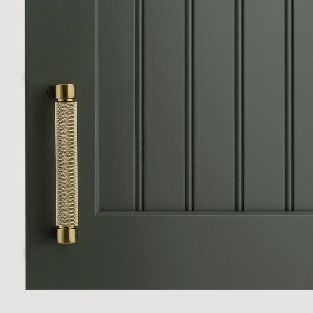 Kent Satin Brass 4" Knurled Bar Pull Multipack