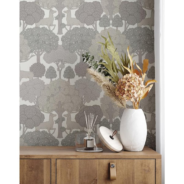 Grey Forest of Arden Deer Wallpaper
