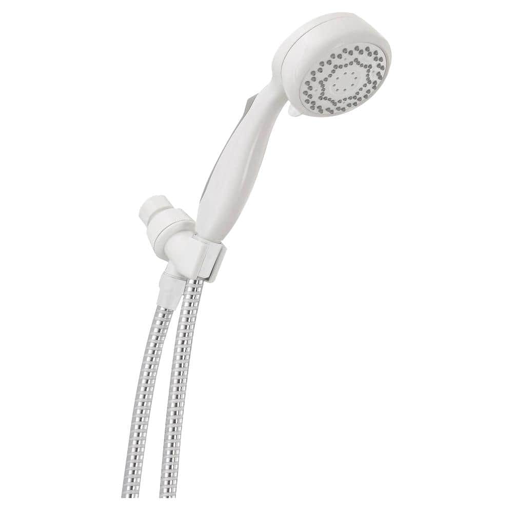 Faucet Single-Spray Touch-Clean Hand Held Shower Head White HAND SHOWER ONLY 