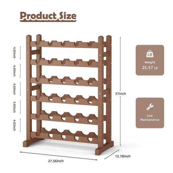 6 inch wine rack hot sale