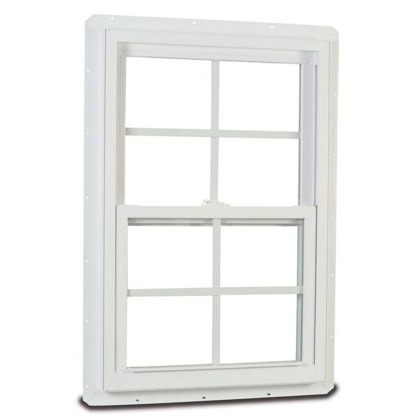 American Craftsman 24 In X 36 In 70 Series Low E Argon Glass Single Hung White Vinyl Fin With 3199