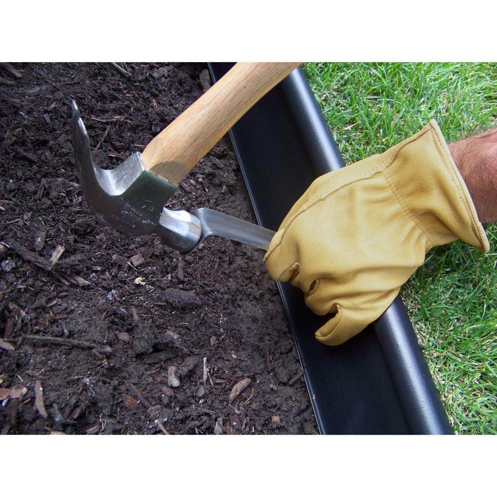 Professional Black Vinyl Lawn Edging, 60 ft. Length