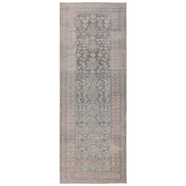 Machine Washable Oakley Gray 2 ft. X3 ft. Medallion Area Rug
