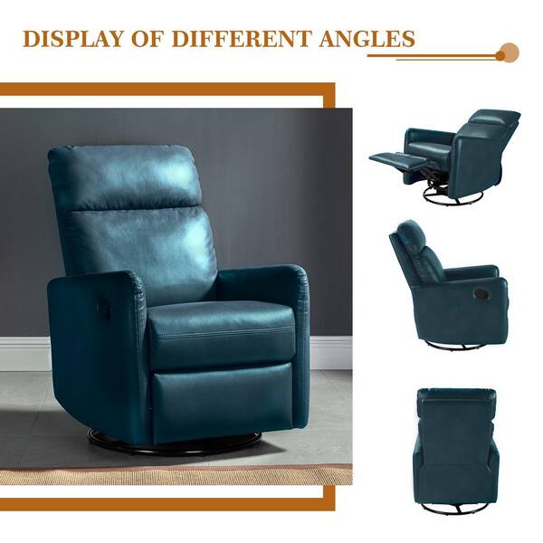 Turquoise best sale swivel chair