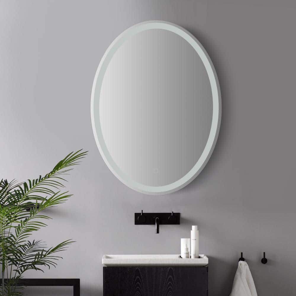 Dane Round Frameless Antifog LED Bathroom Vanity Mirror