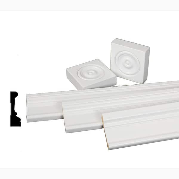1-1/16 in. x 3-1/2 in. Wood Double Primed Fingerjoint Pine Header Moulding
