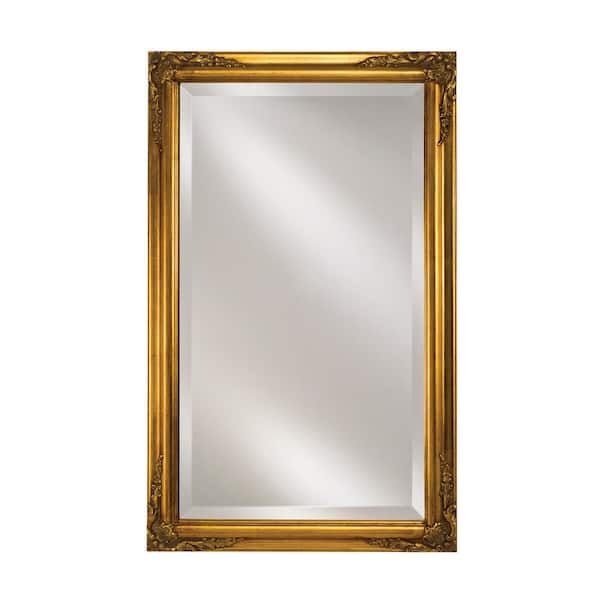 Afina Single Door 16 in. x 26 in. Recessed Medicine Cabinet Basix Plus Antique Gold