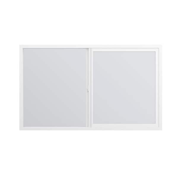 Milgard Windows and Doors V150 Series 36 in. x 12 in. XO Left-Hand Sliding White Vinyl Window with Low-E Argon and Screen Meets Title 24