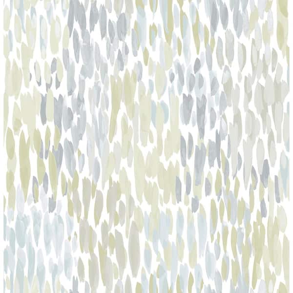 NuWallpaper Blue Make It Rain Vinyl Strippable Roll (Covers 30.75 sq. ft.)