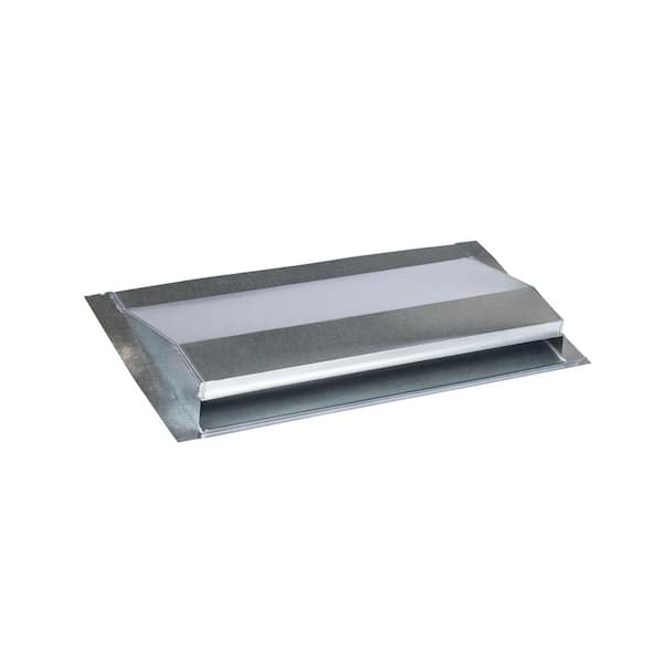 Gibraltar Building Products 4 ft. Galvanized Steel Off Ridge Vent