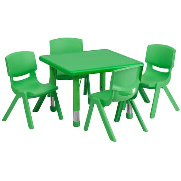 green kids table