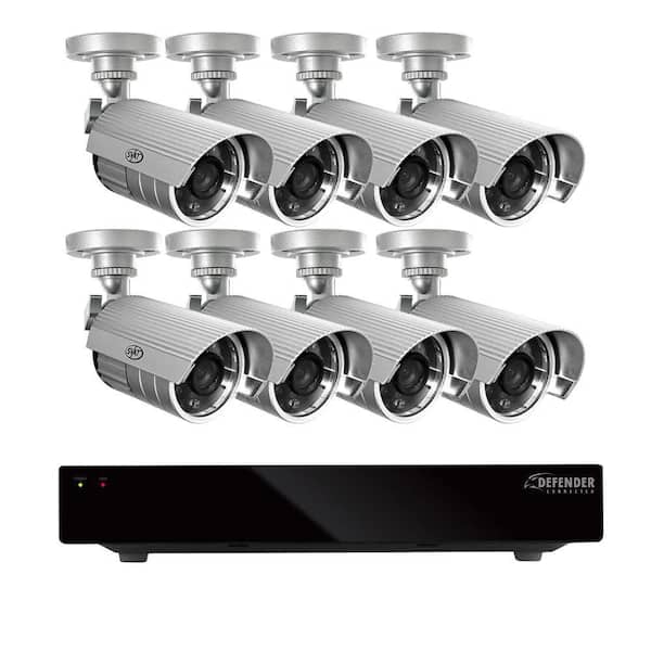Defender 8-Channel 1TB DVR with (8) 600TVL SVAT Series Cameras