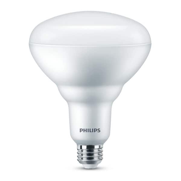 Photo 1 of 150-Watt Equivalent BR40 Dimmable LED Energy Saving Light Bulb Daylight (5000K) (1-Bulb)