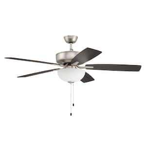 Pro Plus 211 52 in. Indoor Brushed Nickel Finish Ceiling Fan with LED Bulbs Included