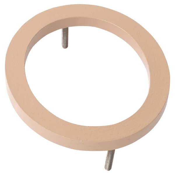 Montague Metal Products 4 in. Taupe Aluminum Floating or Flat Modern House Number 0