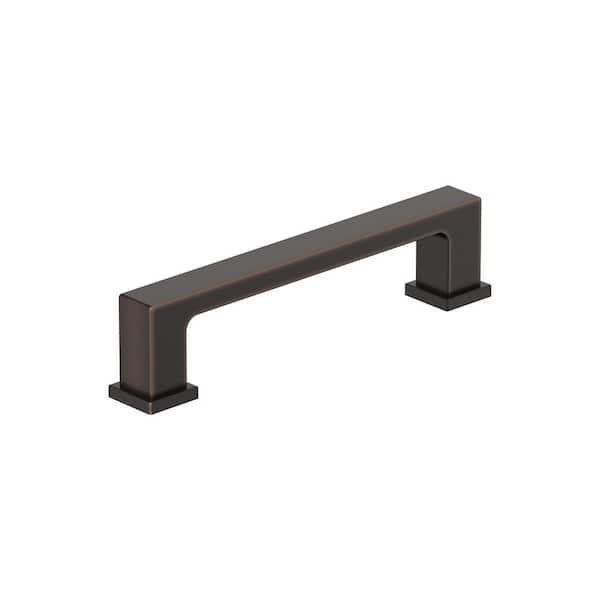 10-Pack Bridgeport 3 3/4 in.  96mm  Traditional Oil Rubbed Bronze Bar Cabinet Pulls