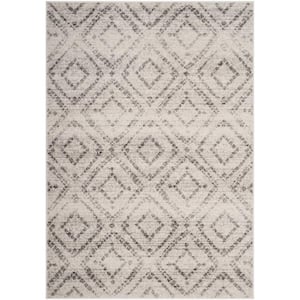 Adirondack Light Gray/Gray 5 ft. 1 in. x 7 ft. 6 in. Area Rug