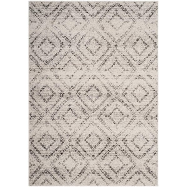 SAFAVIEH Adirondack Light Gray/Gray 5 ft. 1 in. x 7 ft. 6 in. Area Rug