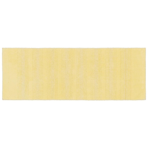 Garland Rug 22 in. x 60 in. Rubber Ducky Yellow Essence Nylon Bathroom Rug