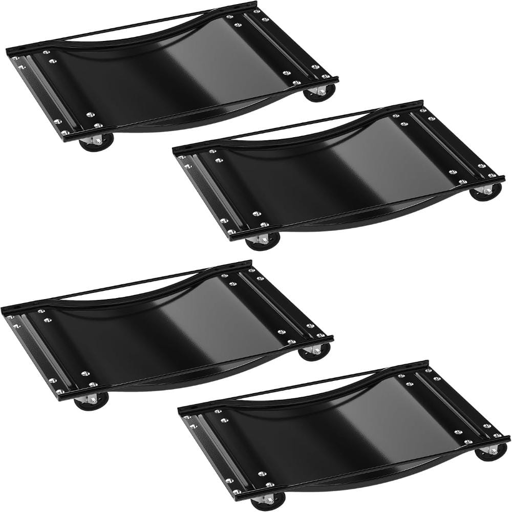 Car Dolly Set of 4, Heavy Duty 10,000 LBS Max Capacity Wheel Dolly, Antiskid Vehicle Dollies for Moving Car price history on PriceWatchPro