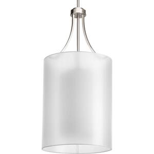 Invite Collection 2-Light Brushed Nickel Foyer Pendant