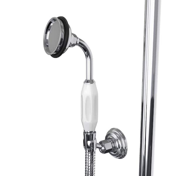 DreamLine Abbey 10 in. x 28 in. Shower Faucet Set with Hand Shower in Chrome