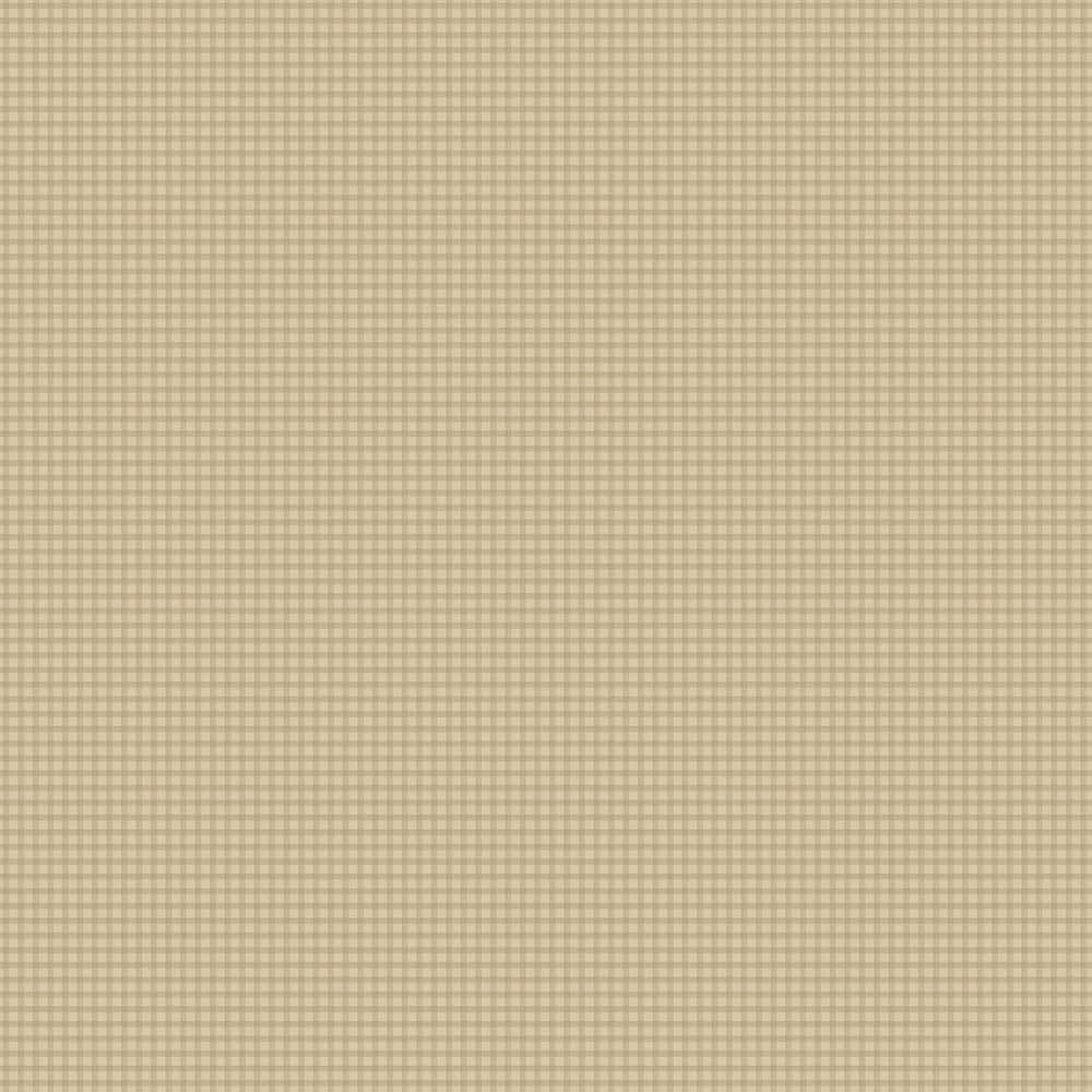 Miniatures 2 Brown Gingham Check Design Matte Finish Non-Pasted Vinyl on No