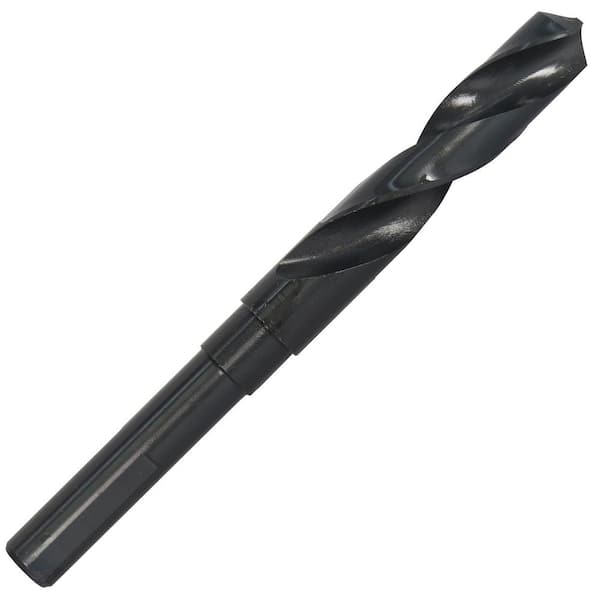 Drill America 11/16 in. High Speed Steel Black Oxide Reduced Shank Specialty Drill Bit with 3/8 in. Shank