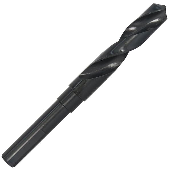 Drill America 7/16 in. High Speed Steel Black Oxide Reduced Shank Specialty Drill Bit with 3/8 in. Shank