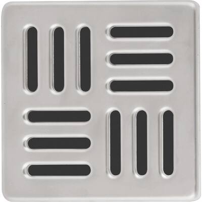 DURAL Tilux 4 in. x 4 in. Stainless Steel Adjustable Drain Cover in ...