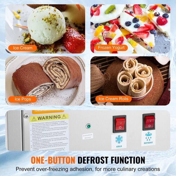frozen ice cream rolls machine