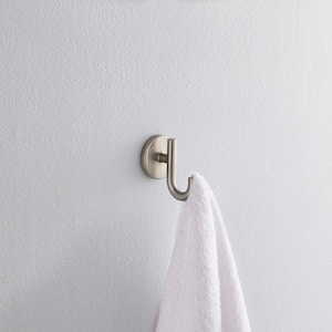 Lyndall Double Towel Hook Bath Hardware Accessory in Brushed Nickel