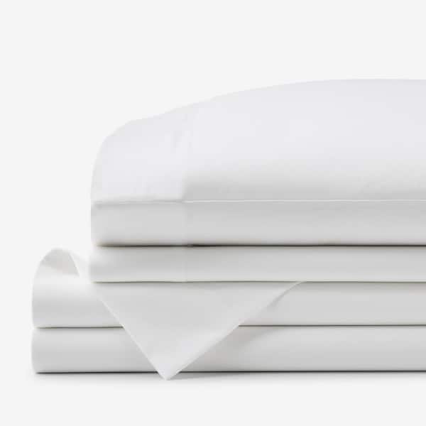 Company Cotton White Sateen Twin Sheet Set