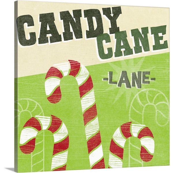 GreatBigCanvas 24 in. x 24 in. Let's Get Jolly V by June Erica Vess Canvas Wall Art