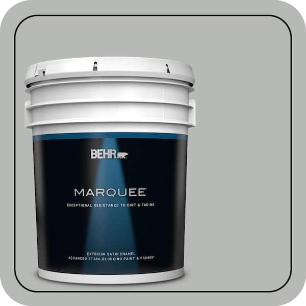 BEHR MARQUEE 5 gal. #N460-3 Lunar Surface Satin Enamel Exterior Paint & Primer