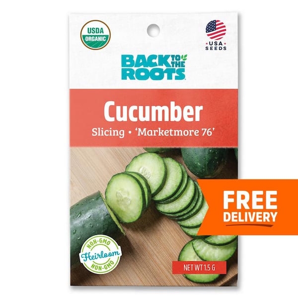 Back to the Roots Organic Marketmore 76 Cucumber Seed (1-Pack)