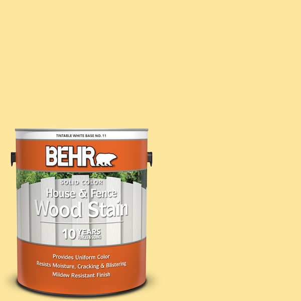 BEHR 1 gal. #380A-3 Summer Harvest Solid Color House and Fence Exterior Wood Stain