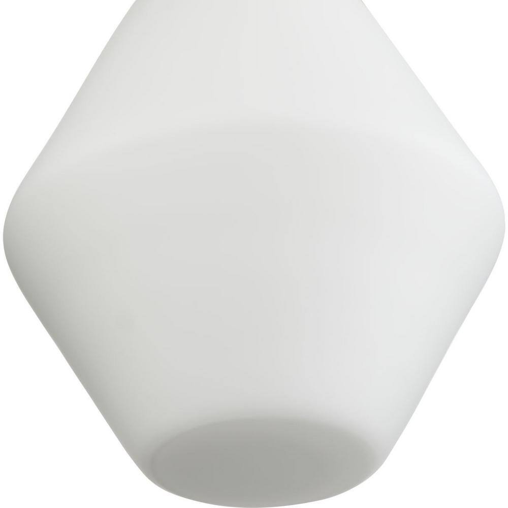 Copeland Brushed Gold Pendant with Opal Glass Shade
