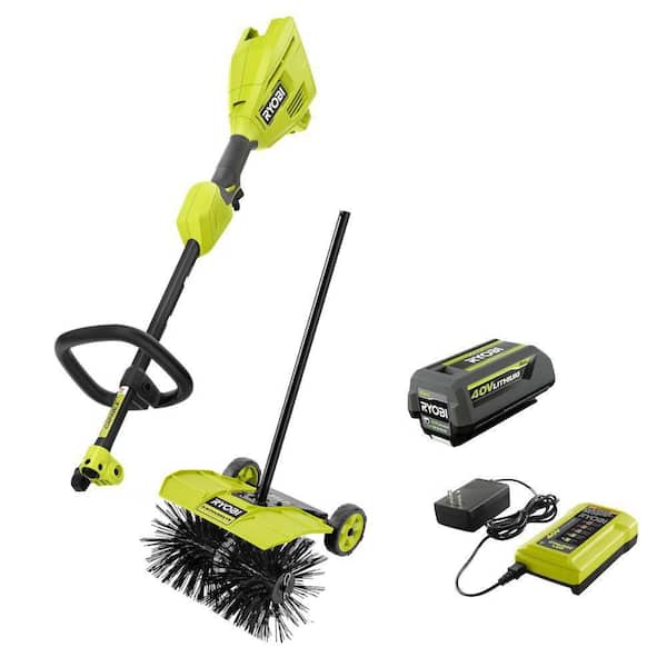 RYOBI シュレッダー 40V ゴミ箱付き RYOBI 40V Expand-It Cordless Battery Attachment Capable Powerhead