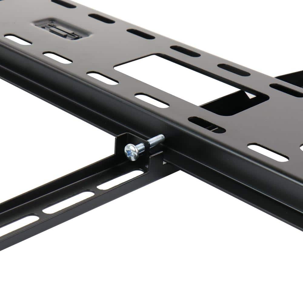 MegaMounts Black Fixed Wall Mount for 37-100 Inch TVs