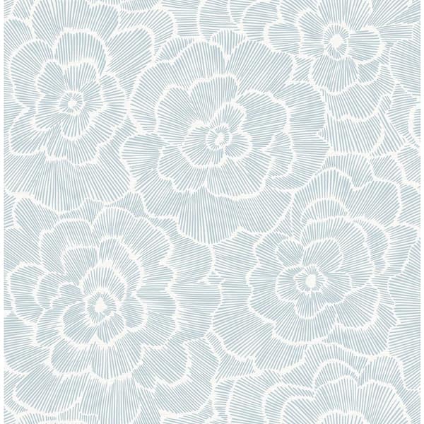 Roslin Blue Peel and Stick Wallpaper
